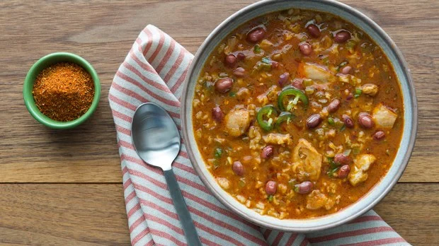 Image of Cajun Chicken and Red Bean Soup