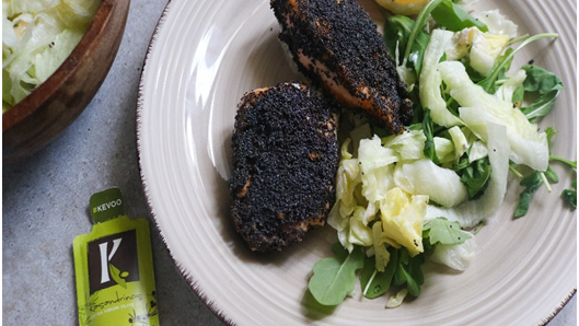 Image of Poppy Seed Crusted Salmon