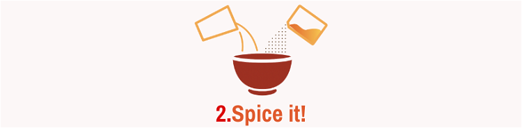 Image of Spice it!Mix Bang's spices and flour pack with up to...