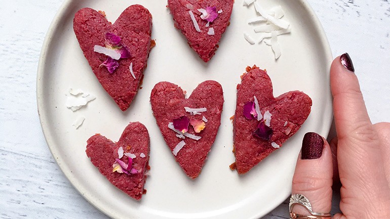 Image of Beet Coconut Sugar Cookies Recipe