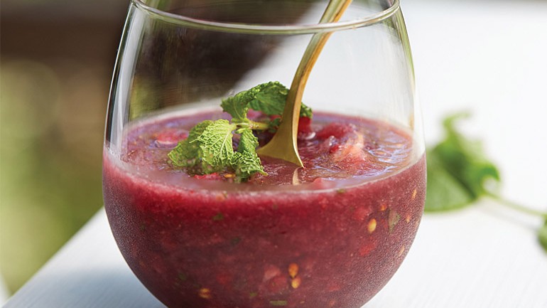 Image of Berry Melon Slushie Recipe