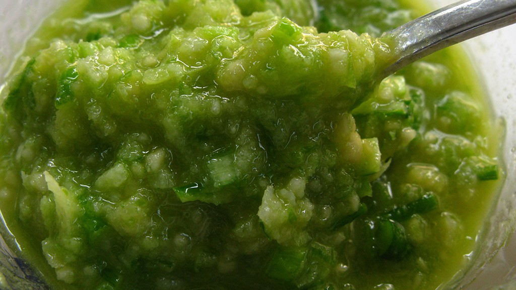 Image of Simple Garlic Scape Pesto