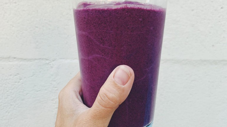 Image of Blueberry Banana Smoothie Recipe