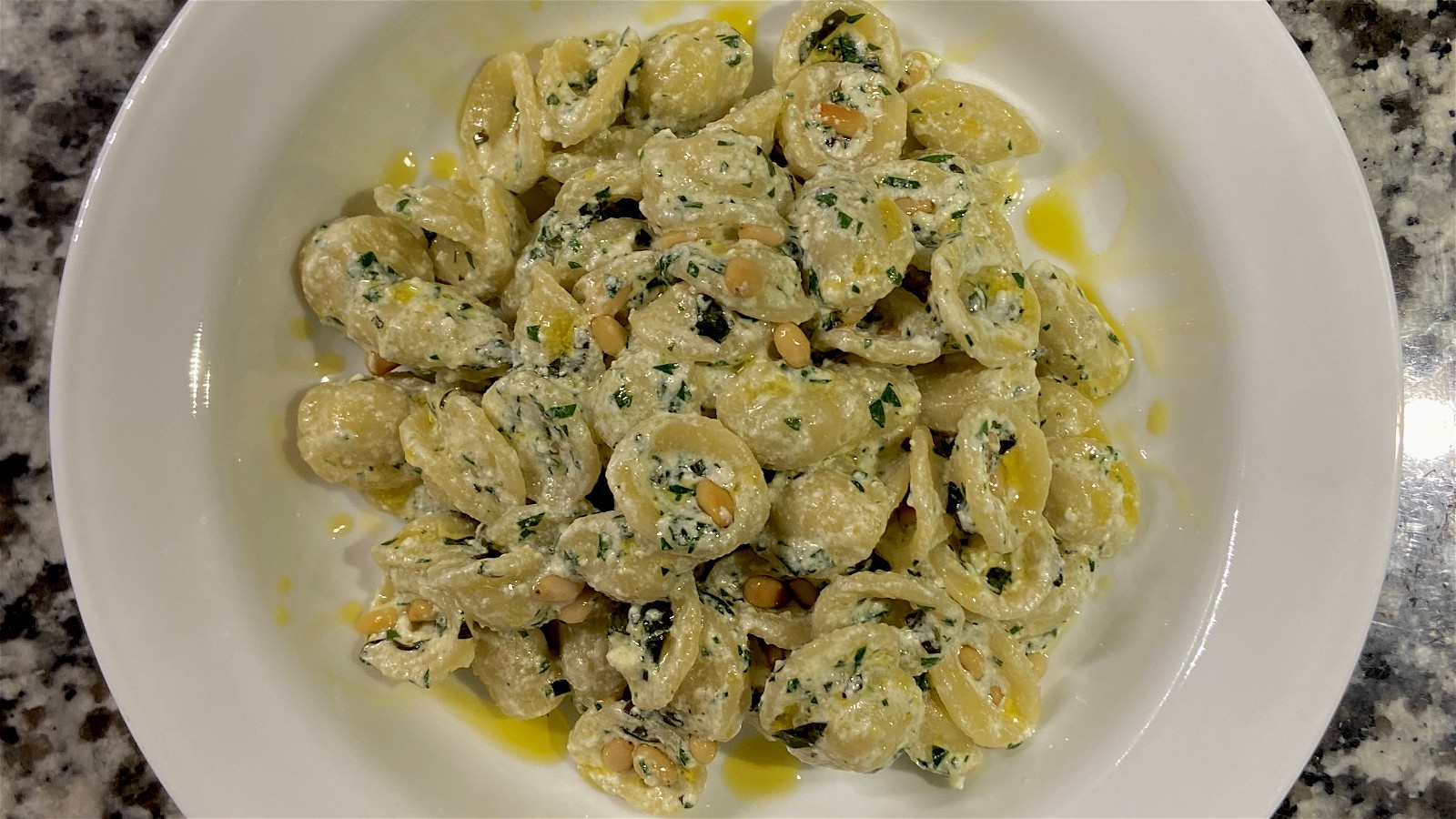 Image of Pasta with Garlic Herb Ricotta