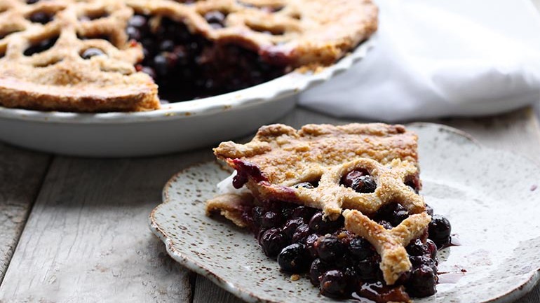 Image of Blueberry Goji Pie Recipe