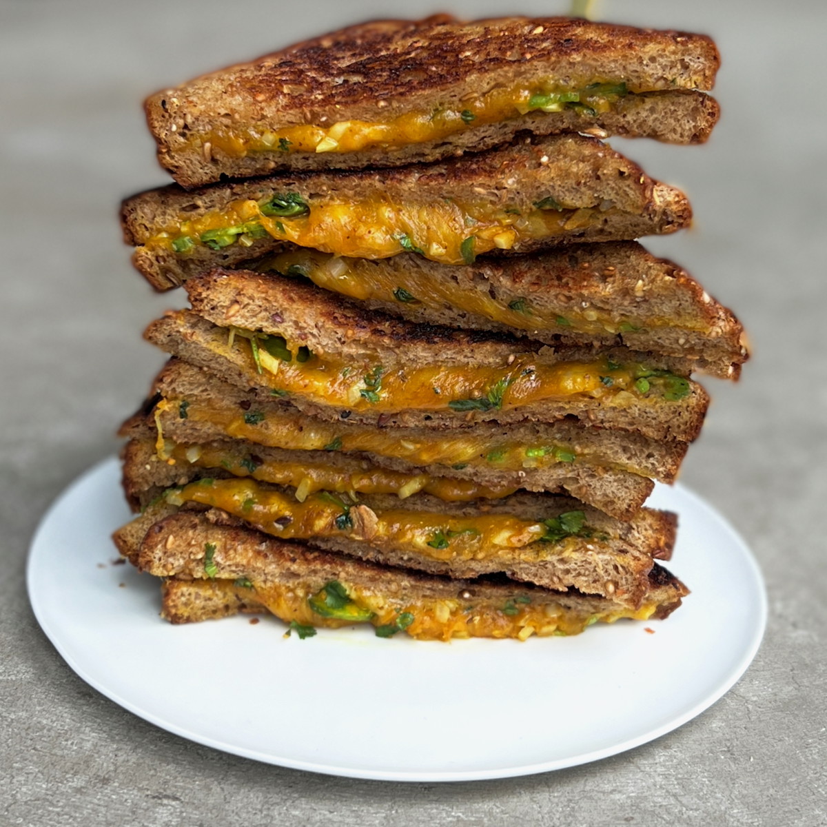 Masala Cheese Toast