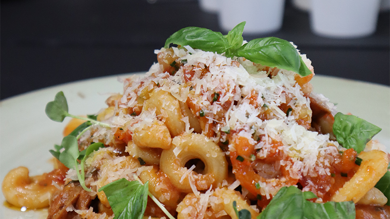 Image of Banana Pepper and Italian Sausage Pasta