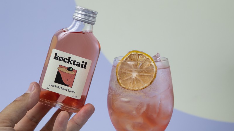 Image of Peach and Honey Spritz