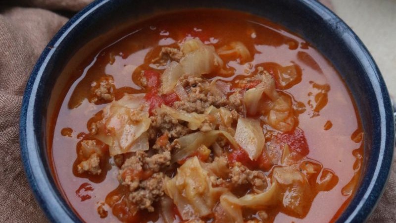 Image of Deconstructed Lahanodolma Soup