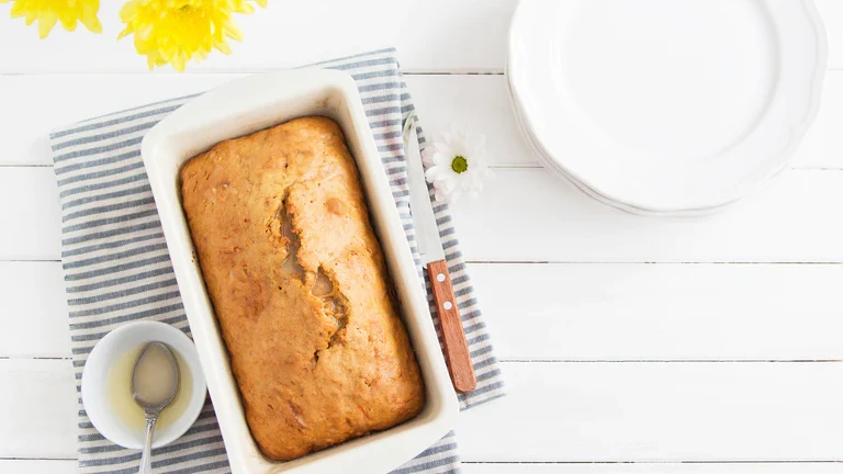 Image of Orange-Lemon Pudding Loaf