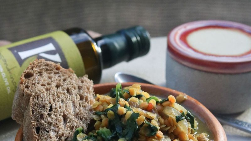 Image of Red Lentil And Chards Stew