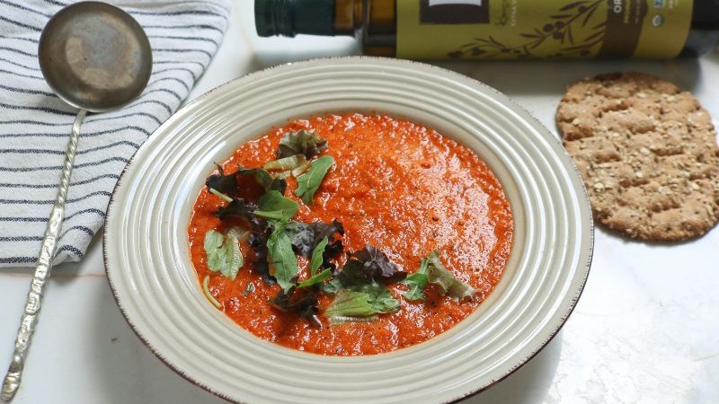 Image of Silky Red Pepper Soup