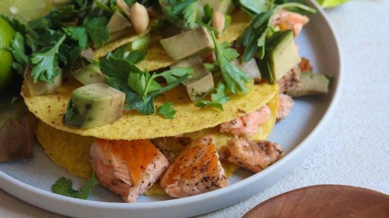 Image of Salmon Taco Salad