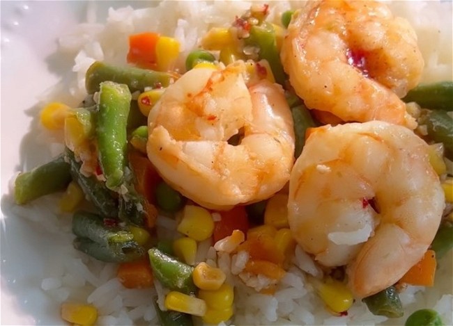 Image of Stir Fry Shrimp and Veggies