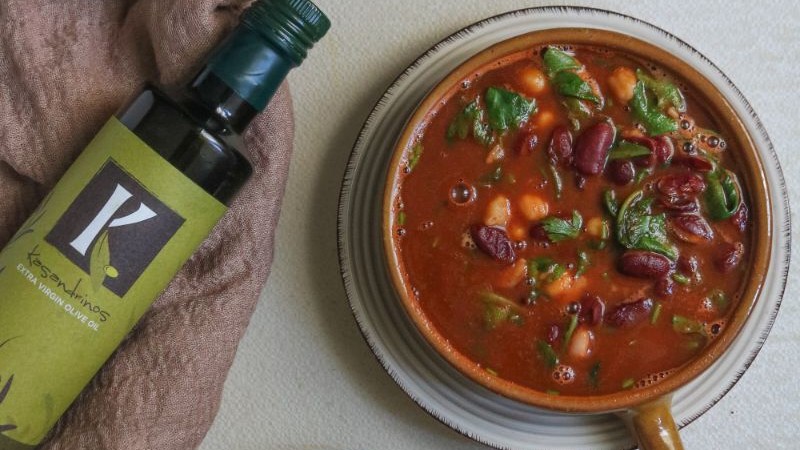 Image of Braised Legumes & Chard Chowder