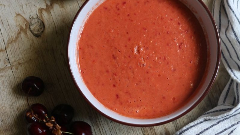 Image of Cherry and Vegetable Gazpacho