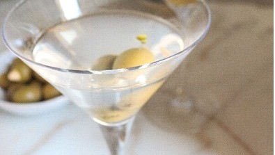 Image of Dirty Martini with Brine and Olive Oil