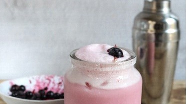 Image of Virgin Blueberry Sour with Olive Oil