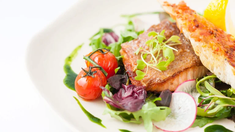 Image of Salmon & Spring Lettuce Salad