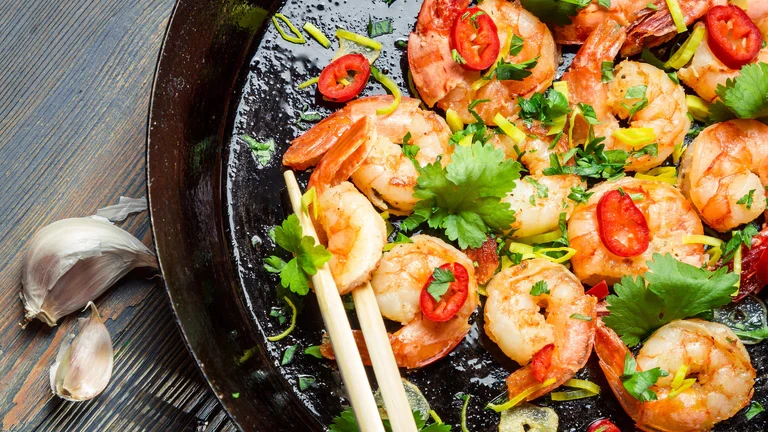 Image of Sauteed Shrimp with Coconut Oil
