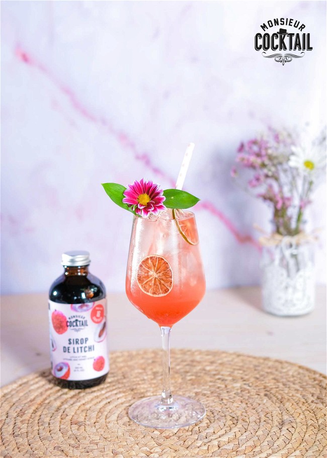 Image of Sangria risée au litchi