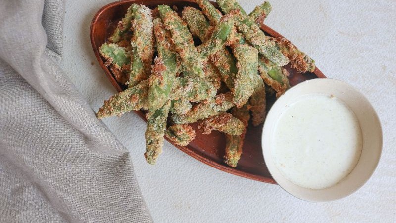 Image of Green Bean Parmesan Baked Fries