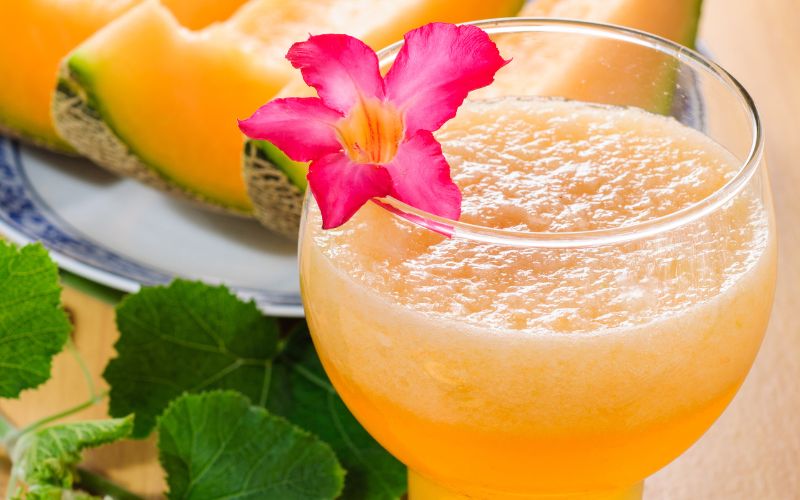 Cantaloupe Seltzer Daiquiri