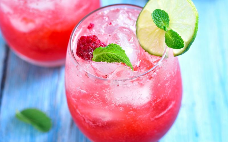 Raspberry Gin Rickey Seltzer