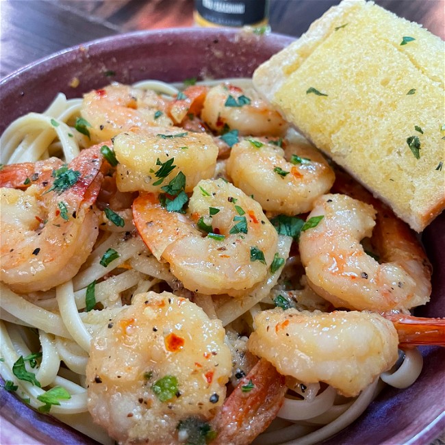 Image of Sweet Lemon Shrimp Scampi Linguine