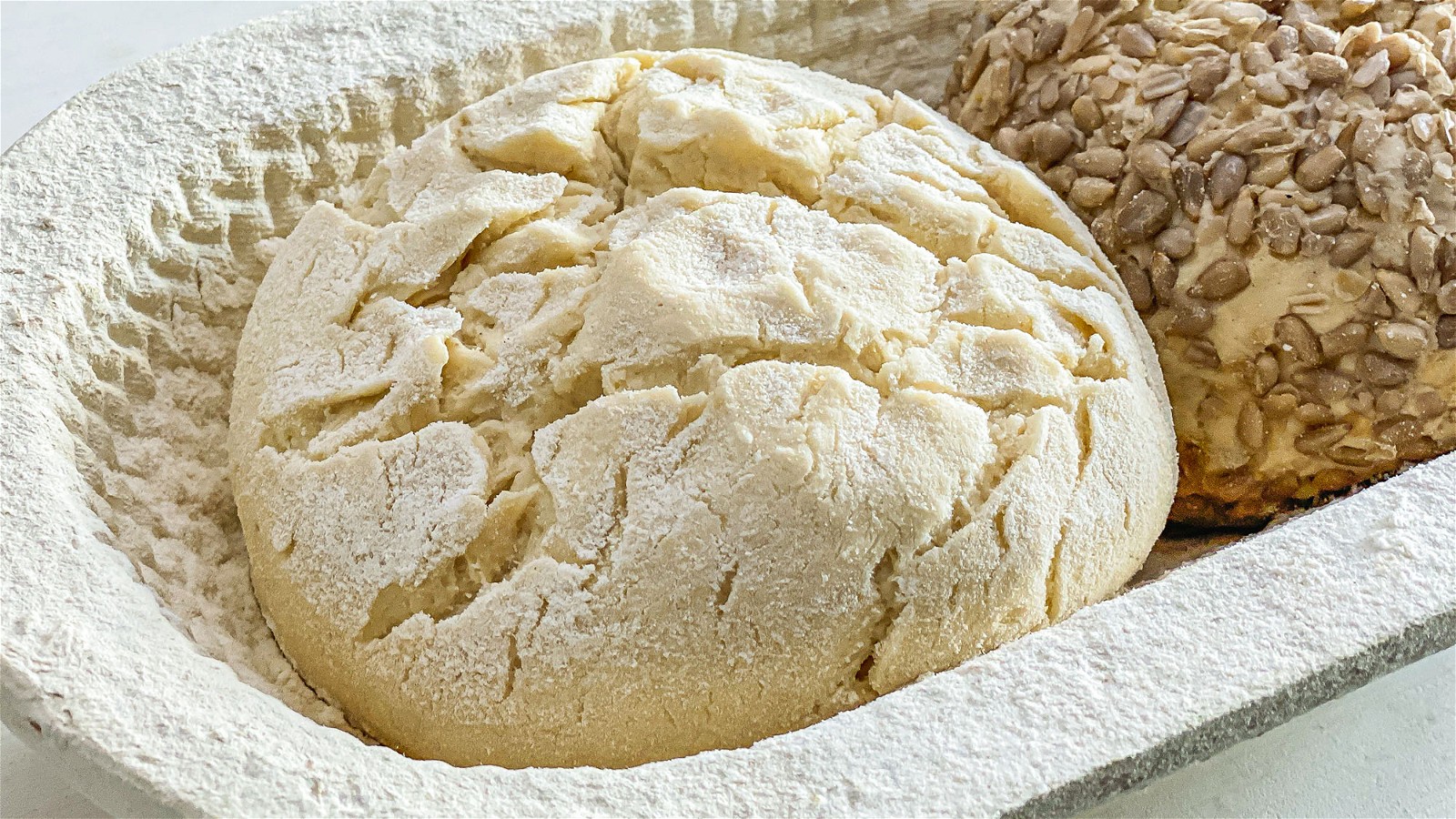 Image of Einfaches, schnelles Brot mit Übernachtgare, glutenfrei