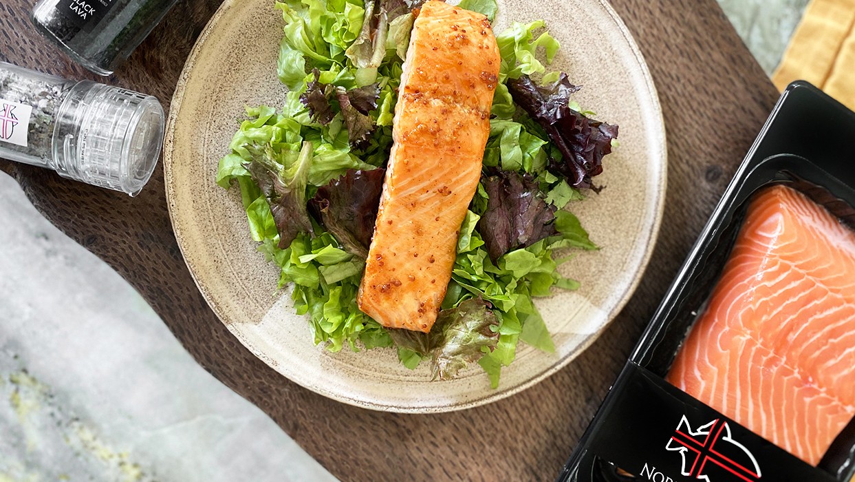 Image of Ginger & Maple Glaze Salmon