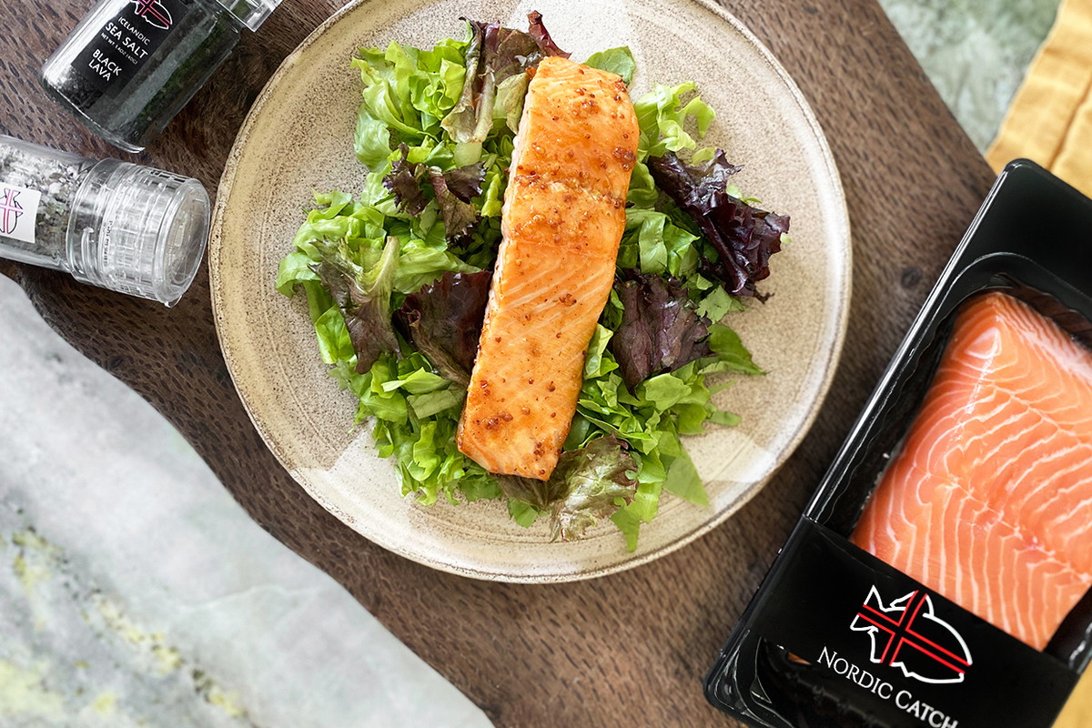 Ginger & Maple Glaze Salmon
