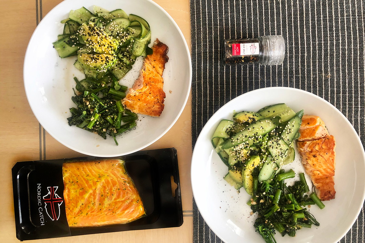 Super Crispy Marinated Salmon