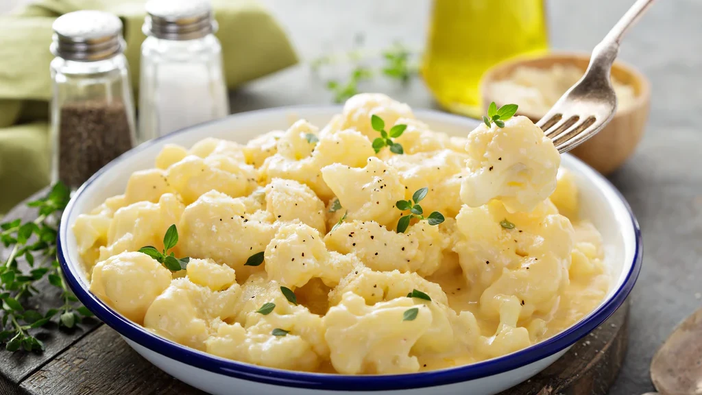 Image of Cheddar Ginger Sauce For Cauliflower