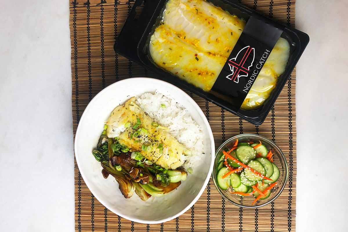 Sesame Cod Bok Choy