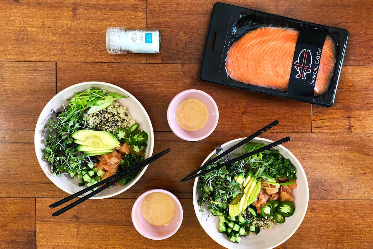 Salmon Poké Bowls