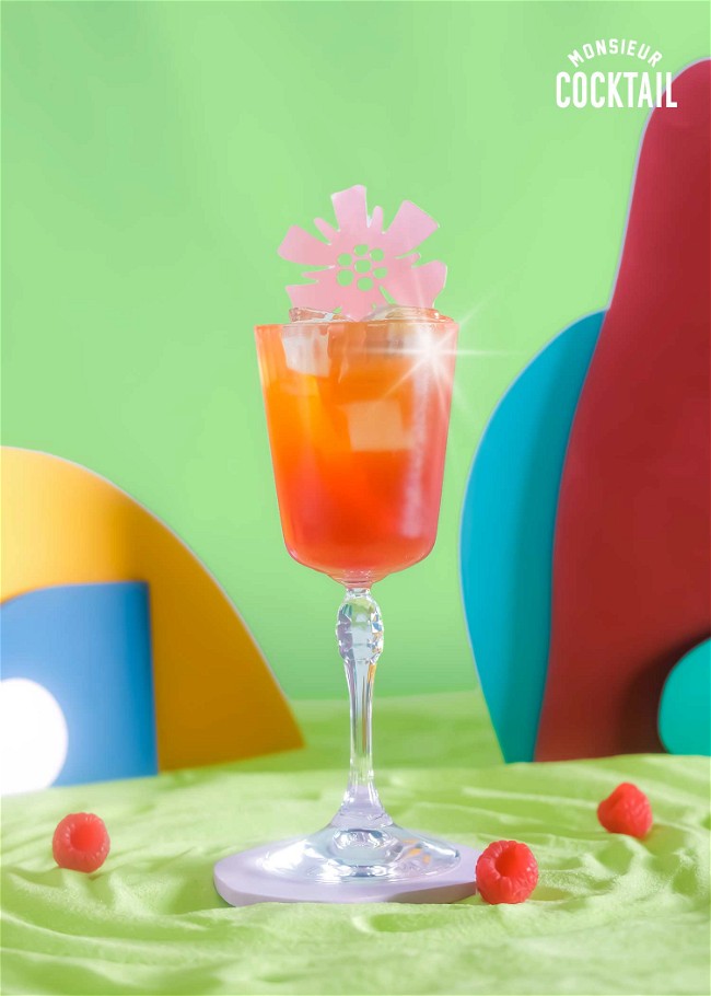 Image of Spritz aux framboises sans alcool