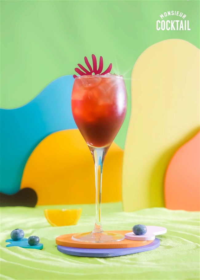 Image of Spritz aux bleuets sans alcool