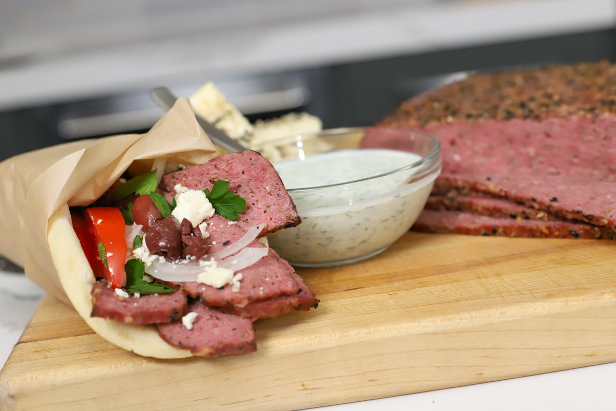 Homemade Smoked Gyro Meat