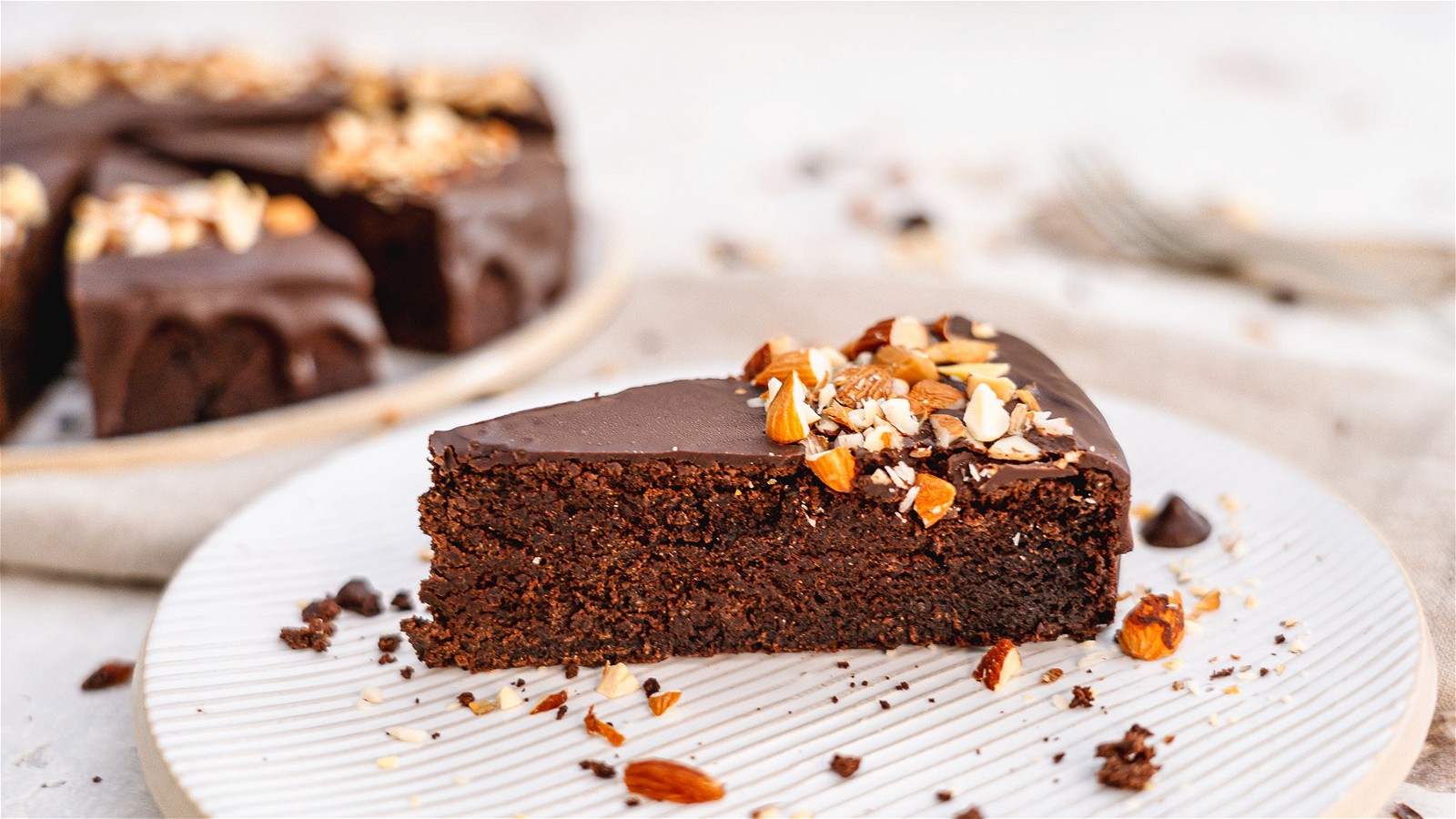 Image of Glutenfreier Chocolate Fudge Cake – sehr schokoladiger Schokoladenkuchen