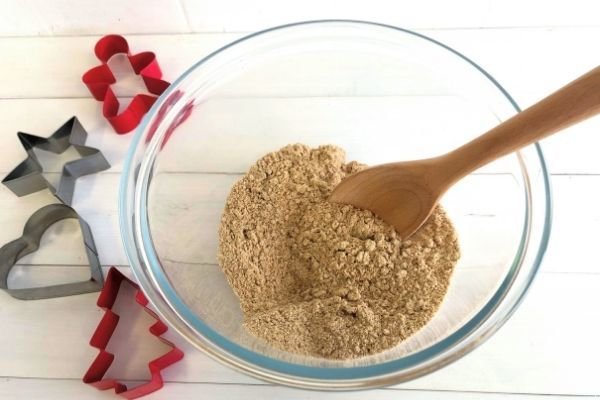 Image of Combine Cookie Mix, cinnamon and mixed spice and erythritol in...