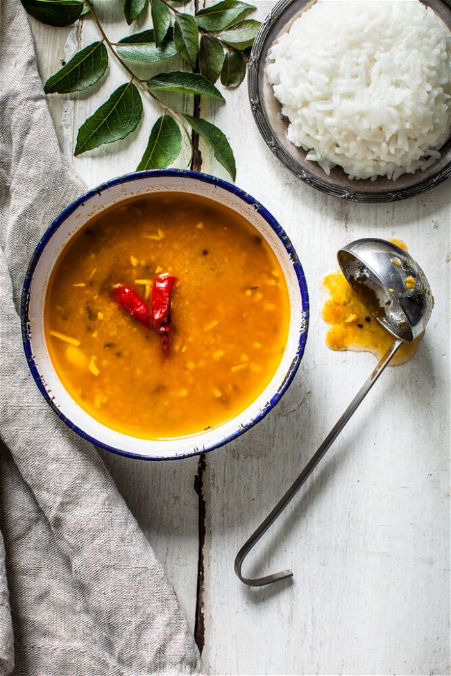 Image of Gujarati Dal Bhat Recipe; from A little bit of this, a little bit of that Gujarati Cookbook from NZ.