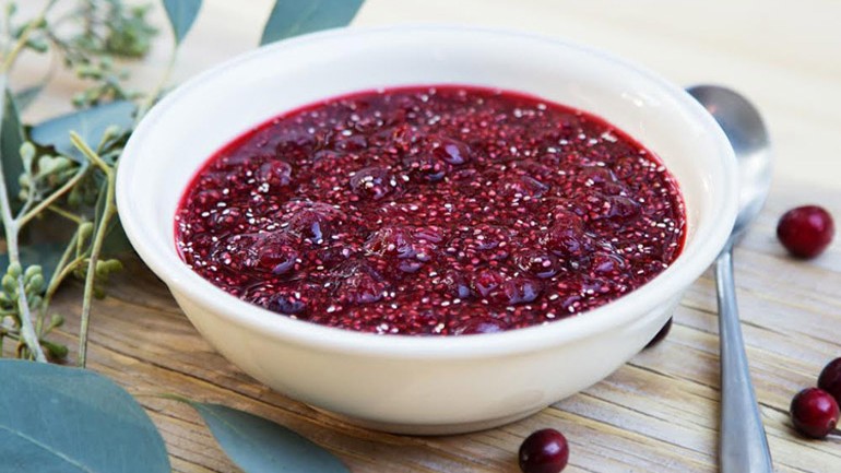 Image of Chia Cranberry Sauce Recipe