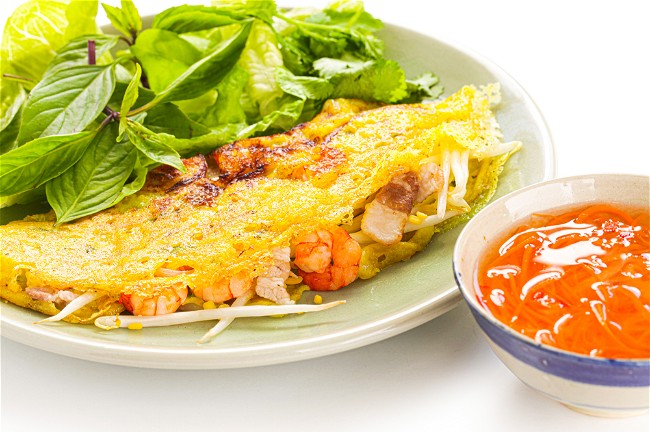 Image of One of Vietnam’s Best Delicacies: Banh xeo