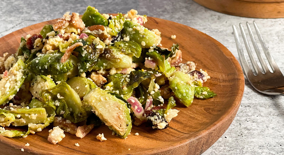 Cranberry Citrus Brussels Sprout Salad