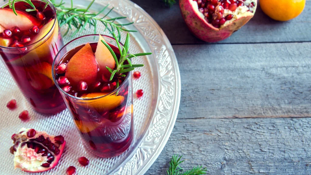 Image of Apple-Pomegranate Sangria