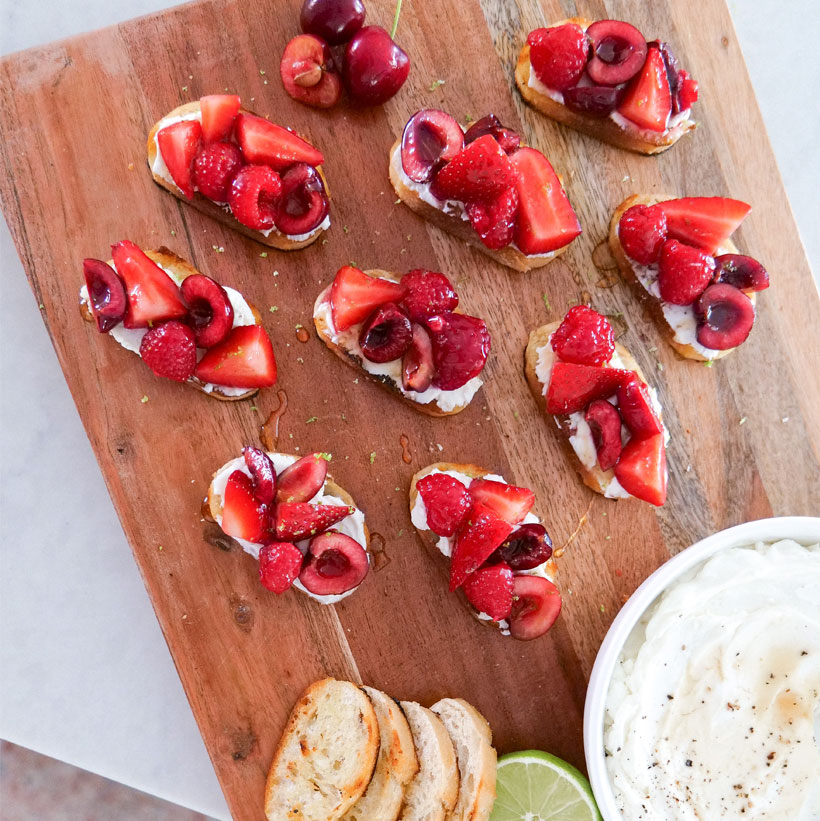Fruit Bruschetta