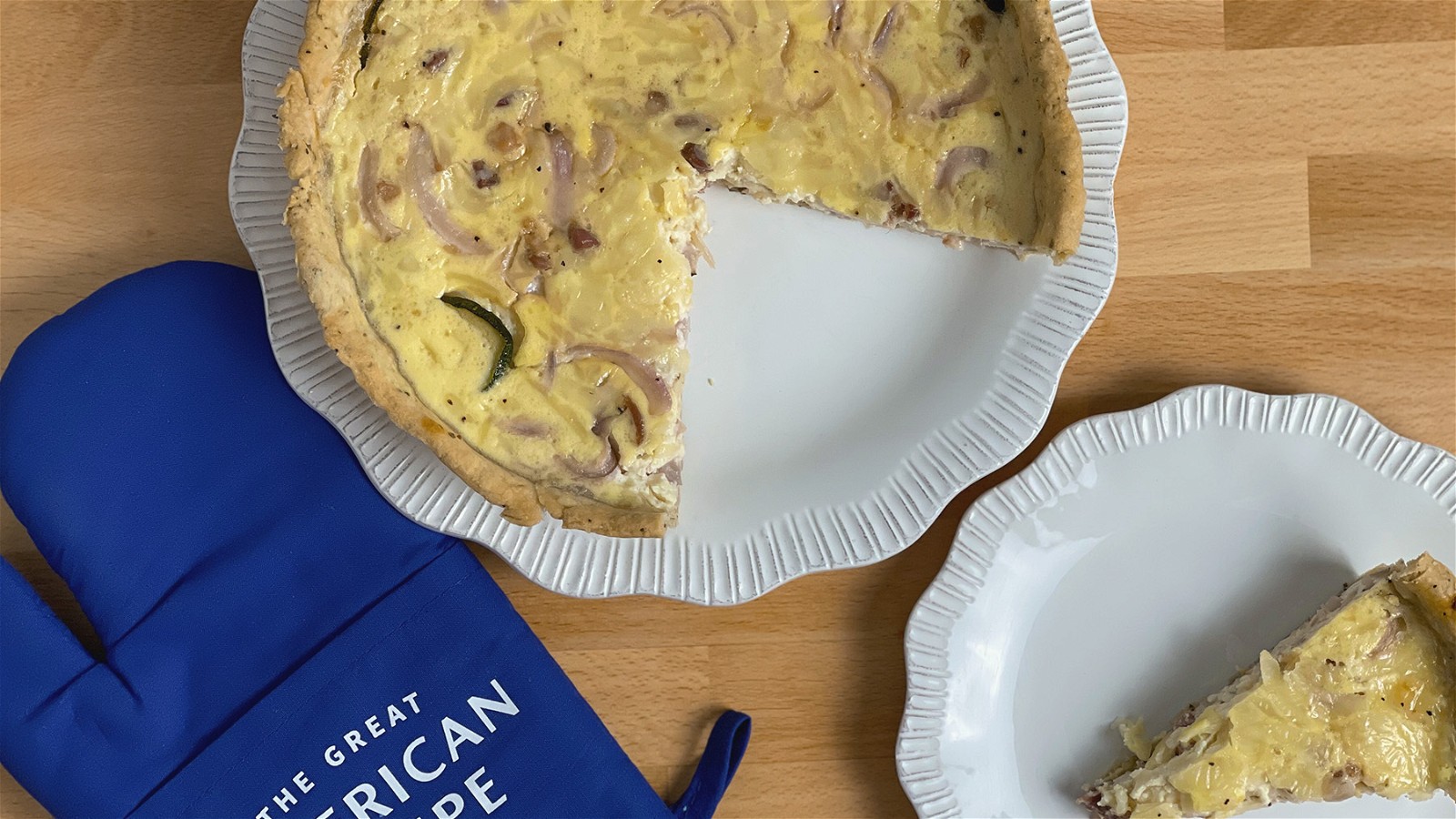 Image of Pancetta Zucchini Quiche