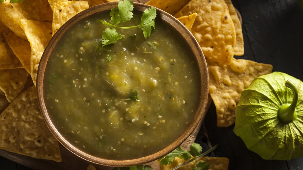 Image of Green Hatch Chile Peanut Salsa