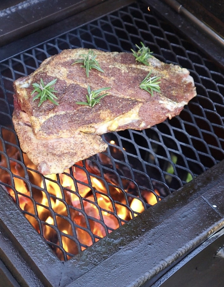 Image of Light up your woodfire, oven, gas bbq etc until the grill plate is hot